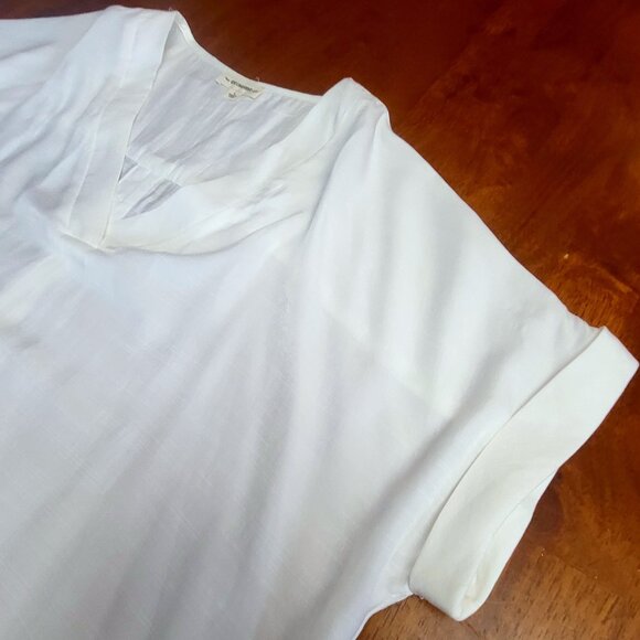EE:some ~ Sz L ~ “Folded” Sleeve Shirt - Picture 5 of 7